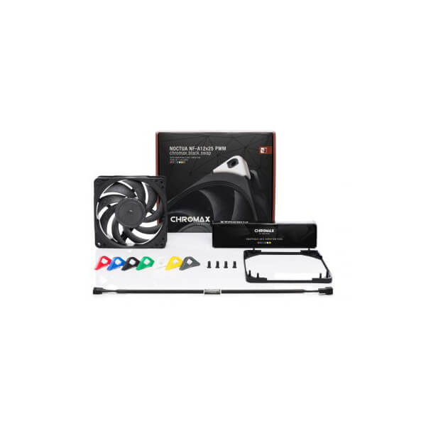 Noctua NF-A12x25 PWM Chromax Black 120mm Cabinet Fan (Single Pack)